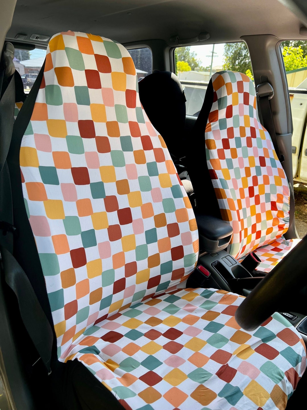 AUTO PLUS Sports Universal-Autositzbezug-Set aus Polyester