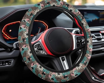 Stuurhoes Voor Vrouwen, Autowielhoes, Stuurhoes Boho, Stuurhoes Voor Auto, Auto Decor, Leuke Auto Accessoires Voor Vrouwen, Stuurhoes Voor Vrouwen