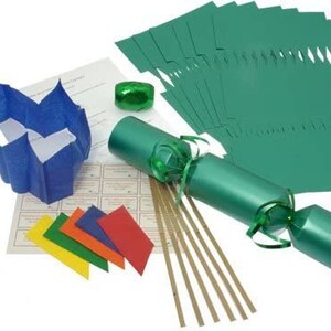 Brimtoy 10 X Maak je eigen grote (14" / 35cm) kerstkraker kits - Groen