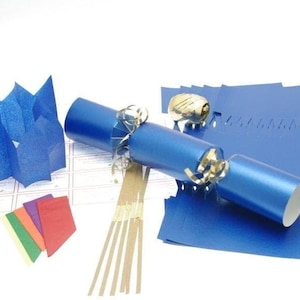 Brimtoy 10 X Maak je eigen grote (14" / 35cm) kerstkraker kits - Blauw