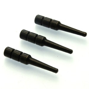 Chevilles à cribbage striées, noires, taille standard (25 mm) X3