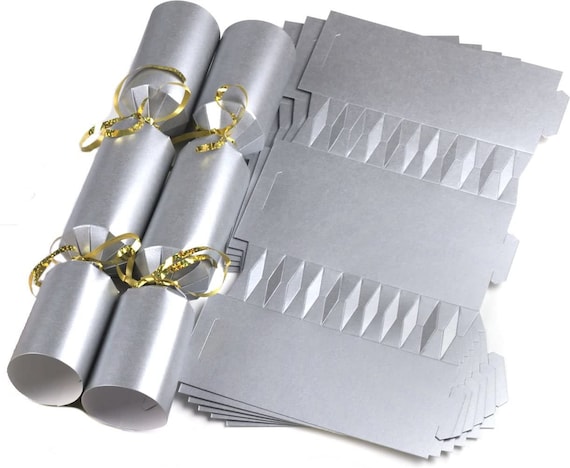Brimtoy 25-teiliges Hochzeits-Knallbonbon-Set In Gold Mit Silberschleifen – DIY-Knallbonbons Für Die Hochzeit
