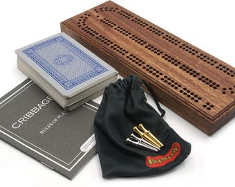 Brimtoy Mahagony British Cribbage Set