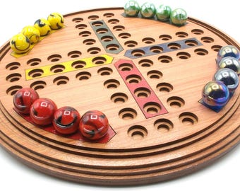 Brimtoy Ludo, tradizionale gioco da tavolo rotondo in legno