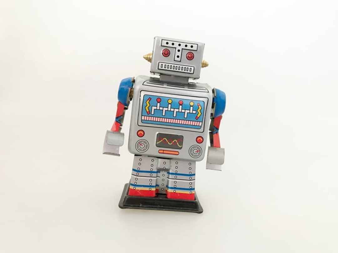 Cosmo Robot Tin Toy - Etsy