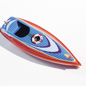 Statek wycieczkowy Pop Pop Boat firmy Tin Treasure