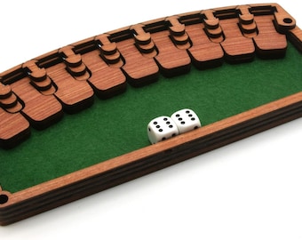 Brimtoy Shut the Box traditionellt trätärningsspel