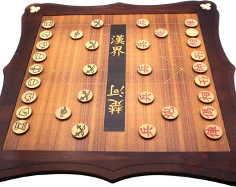 Xiangqi / Xadrez Chinês, jogo tradicional de madeira