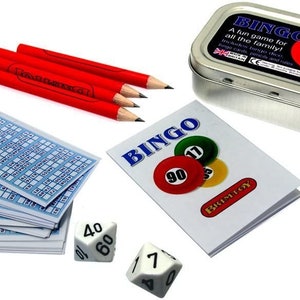 Juego de bingo de bolsillo/viaje