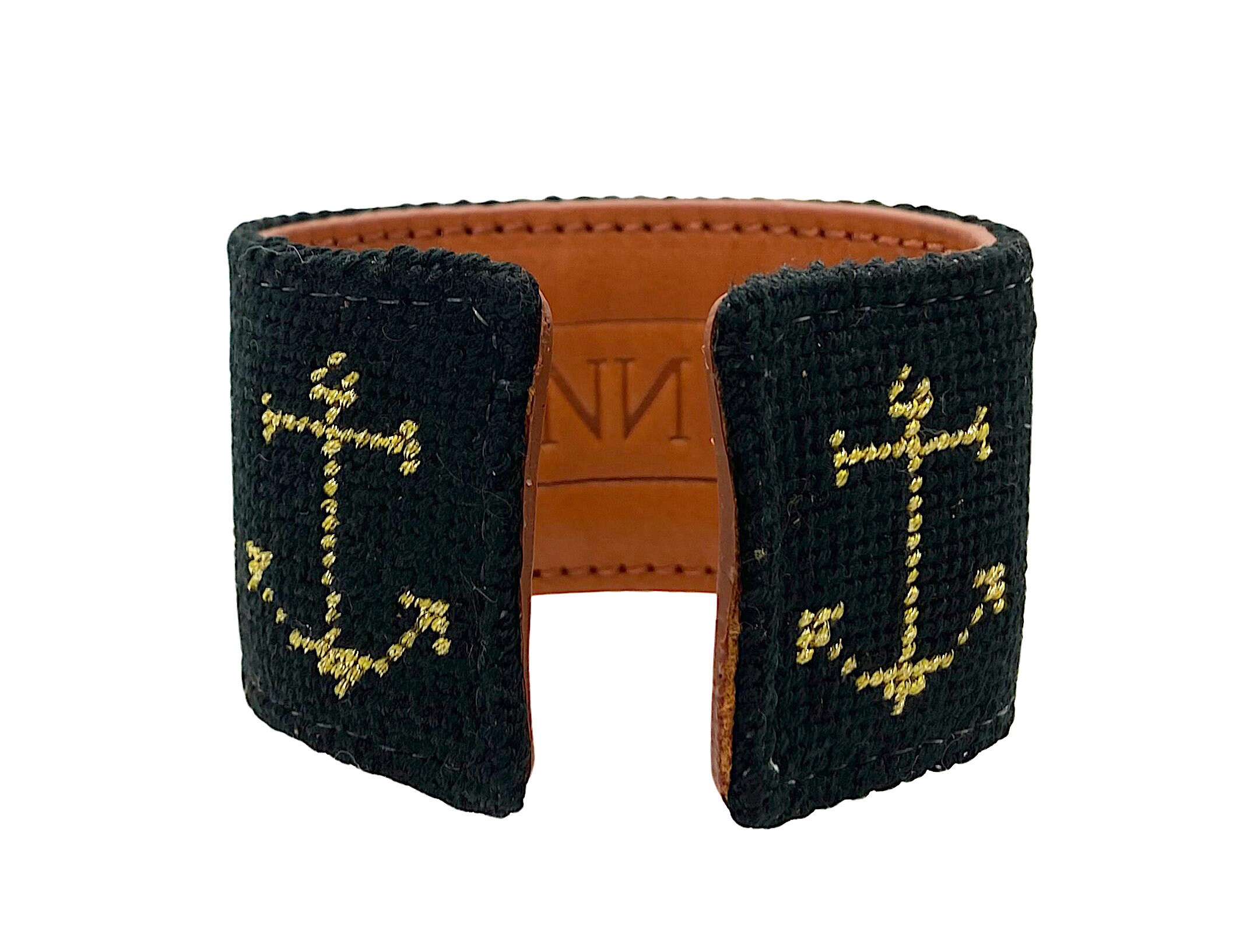 Anchored needlepoint cuff bracelet Etsy