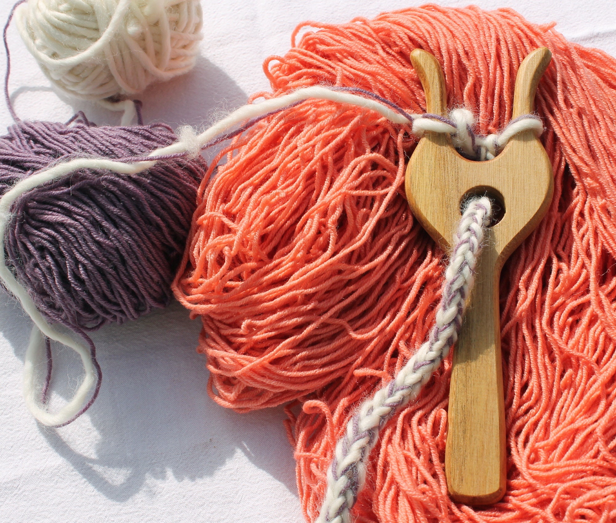 Lucet, knitting fork