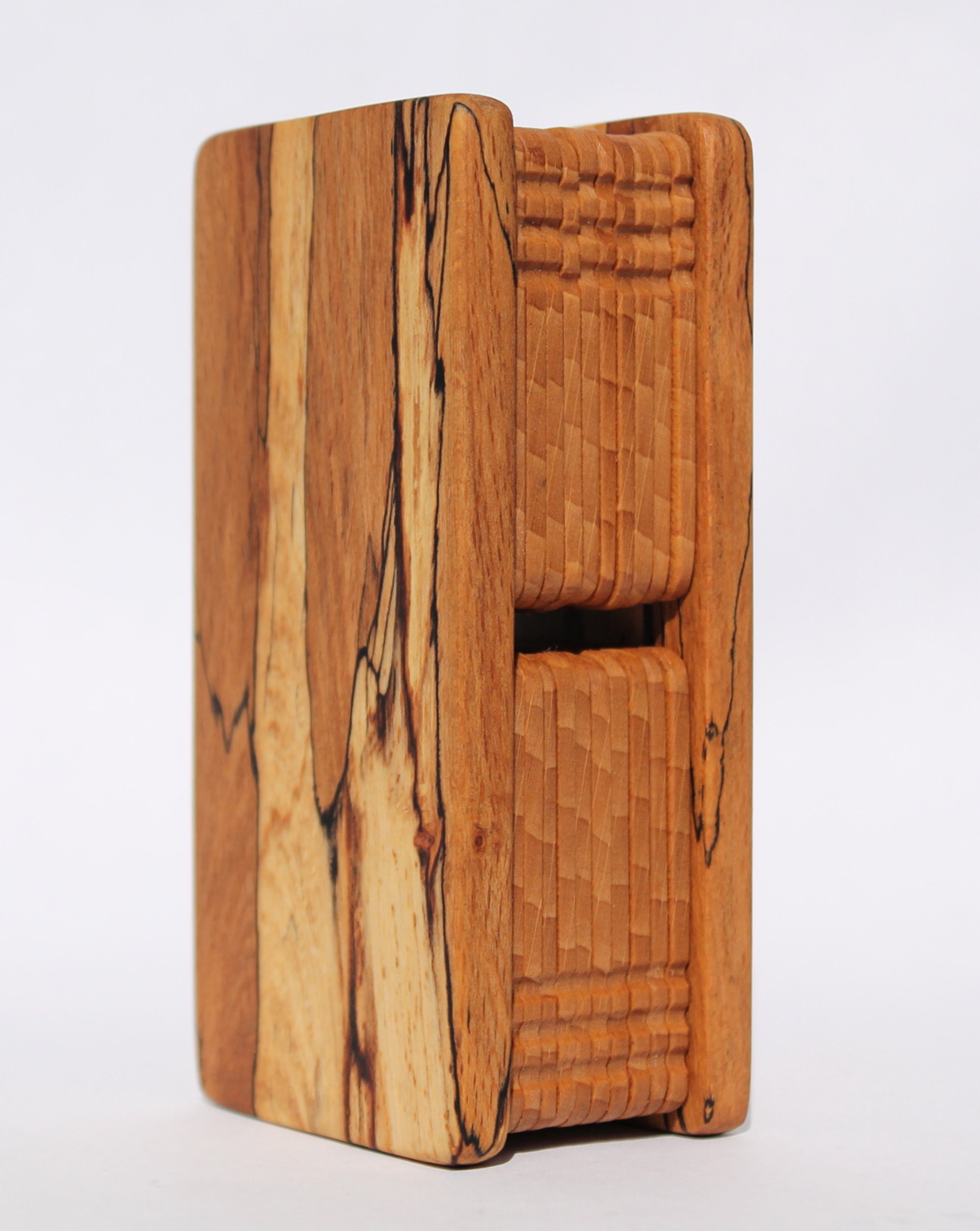 AHANDMAKER 24 Carte Per Tessitura In Legno 5,4x5,5 Cm | 9 Fori Per Telaio | Strumento Per Tessitura A Mano Per Sciarpe E Arazzi