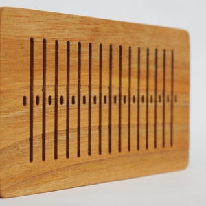 Peine cruzado, lizo 6 dpi, 16 cm/31 hilos