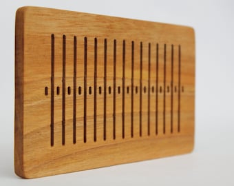 Cross comb, heddle 6 dpi, 16 cm/31 threads