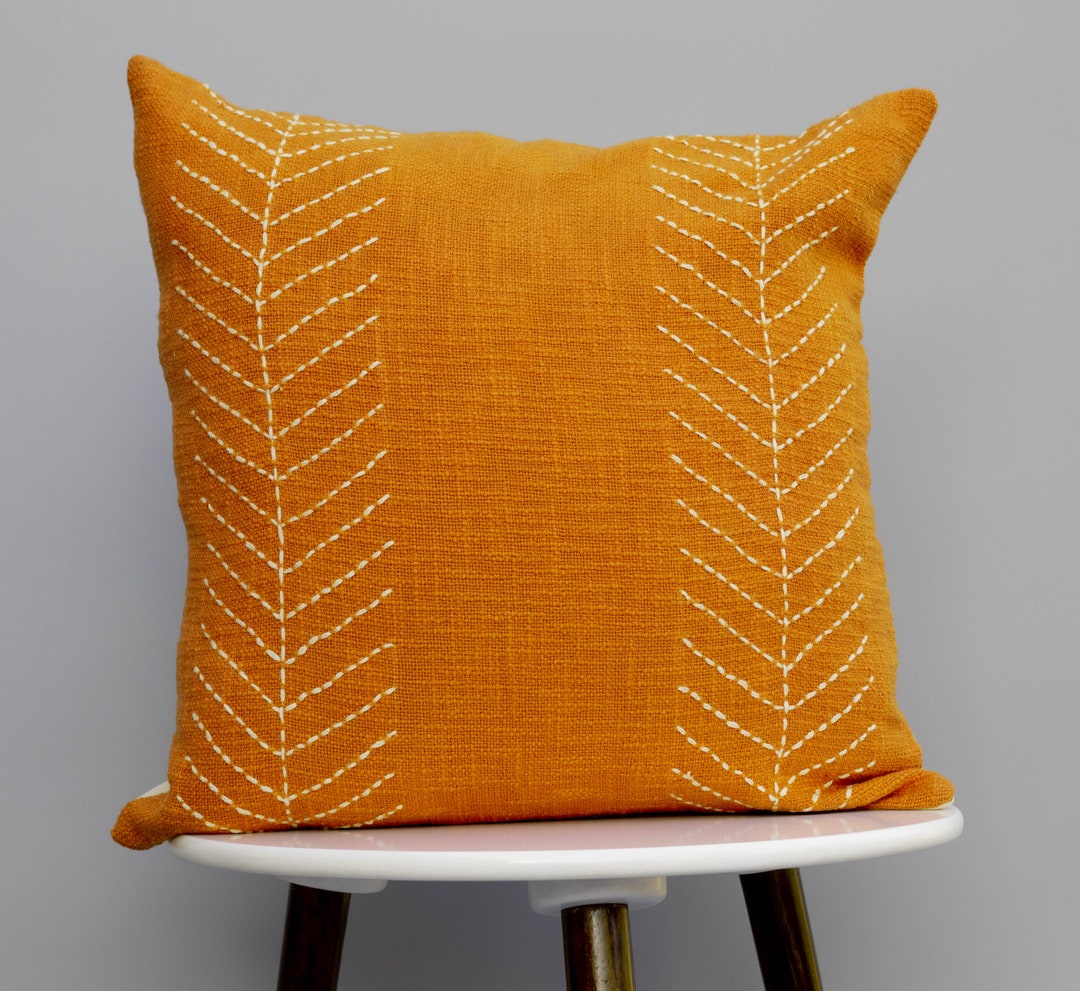Mustard Yellow Pillow Cover Decorative Cushion Cover Etsy