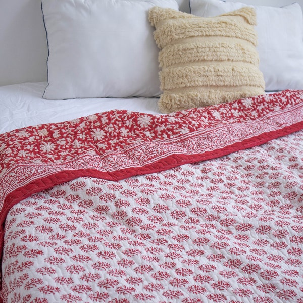 Quilted Bed Cover Etsy