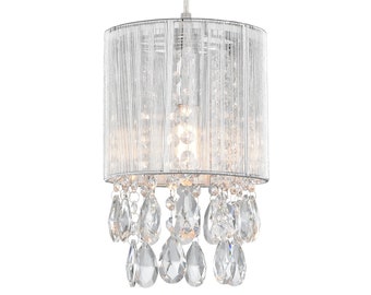 Crystal Light Shade Etsy