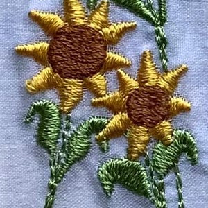 Getigerte Lesezeichen mit Sonnenblumen
