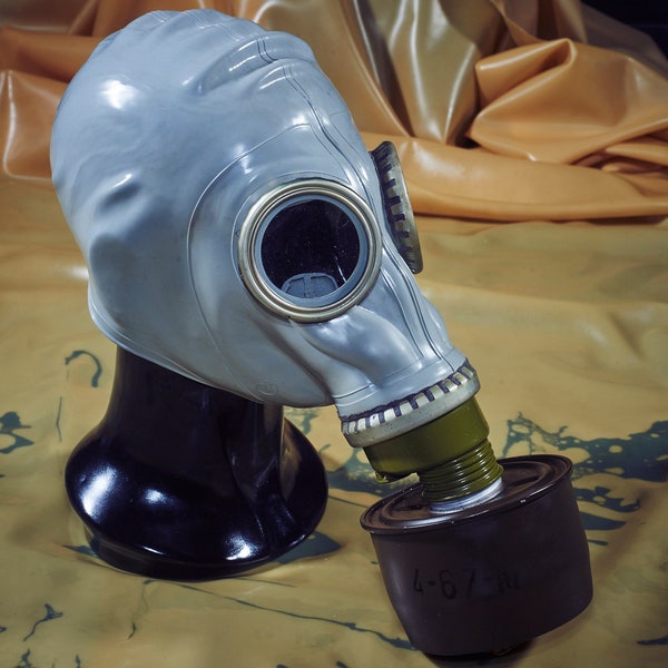 Vintage Gas Mask and Vintage Filter