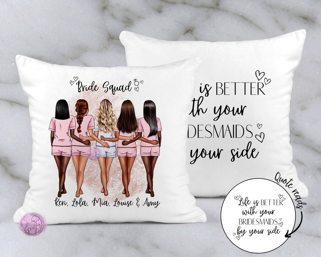 Personalised Best Friend Cushion / Pillow Gift Personalised Gift for