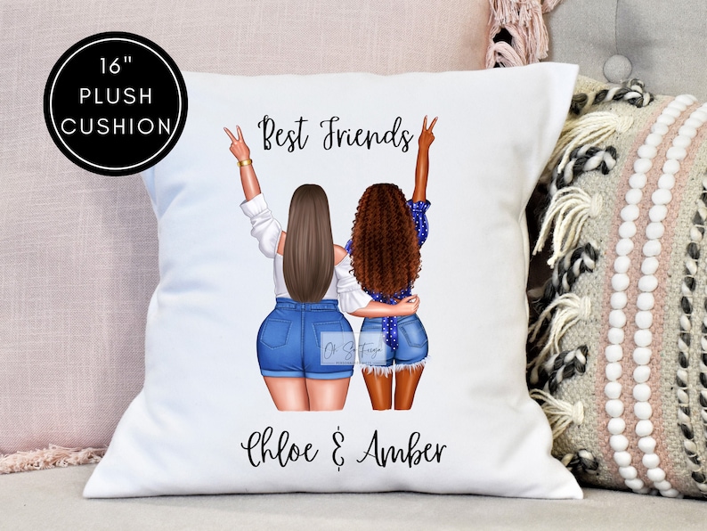Personalised Best Friend Cushion / Pillow Gift Personalised Etsy UK