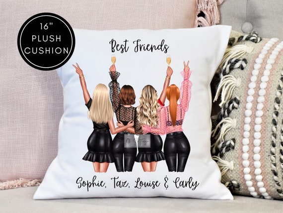 Coussin / oreiller personnalisé Best Friend Cushion Cadeau personnalisé  pour Bestie, BFF, Best Friend, Friend, etc. -  France