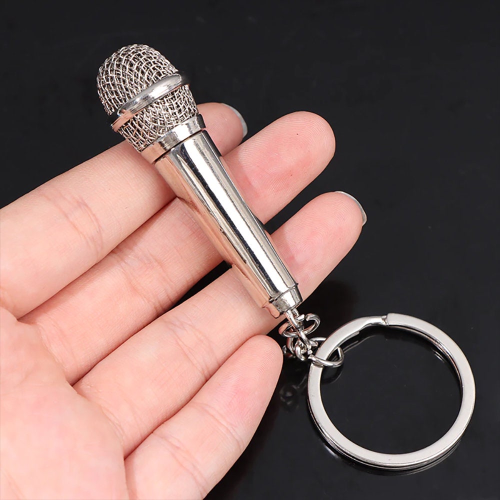 Microphone keychain best sale