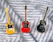 Little Guitar Pin Badges Brooches