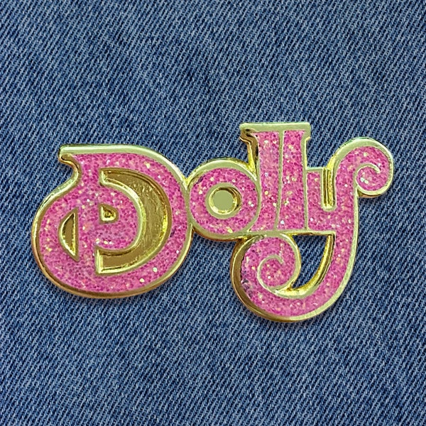 Dolly Parton Sparkly Enamel Pin Badge / Brooch