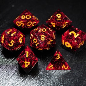 D&D Dice, Dice, Dungeons and Dragons Dice Set, Dice Set, D20, DND, Dice box, Sharp edge dice