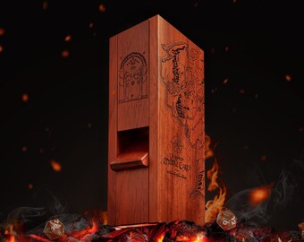Custom Dice Tower, LOTR, Dice Tray, Dice, DND, Roleplaying, Dungeons and dragons