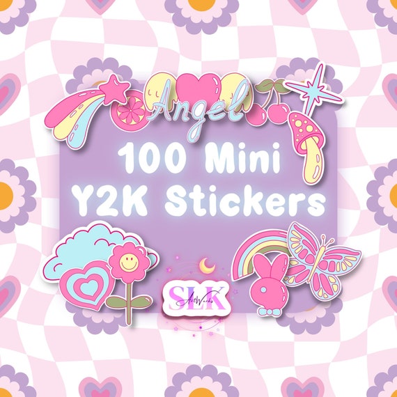 100 MINI Weather/fade Resistant Random Coquette Sticker Mystery Pack  notebook/planner Stickers Mystery Box Shabby Chic Sticker Pack 
