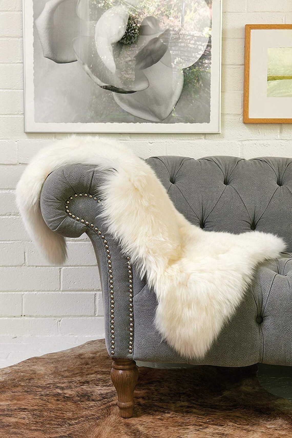 Baby Sheepskin Rug Small Sheep Fur Rug Ivory White 2.5 ft X Etsy