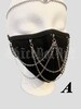 Chain Face Mask w/ removable chains