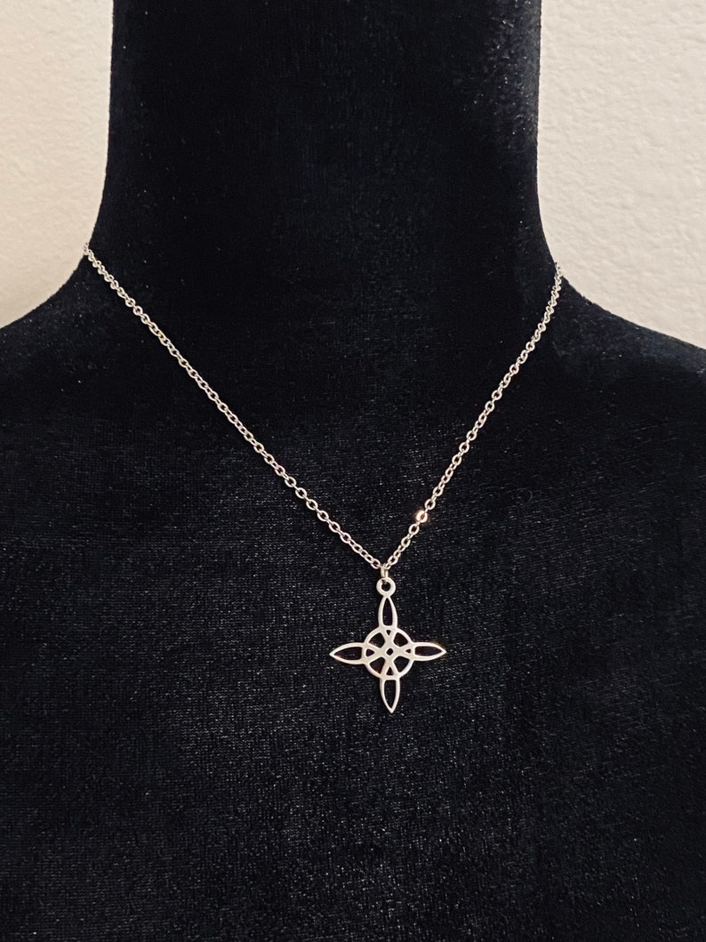 Witches Knot stainless steel necklace Etsy