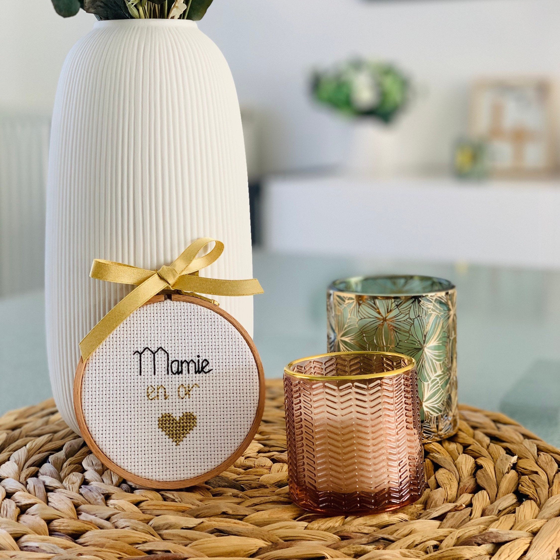 Tambour Brodé - Petit