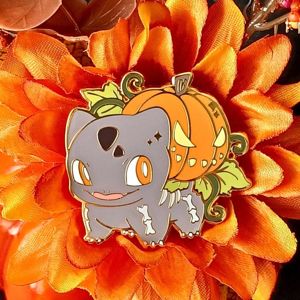 Halloween Bulba Enamel Pin