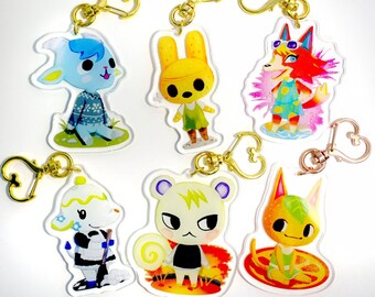 2.5 inch Ac keychain set 1