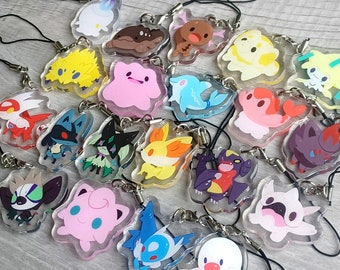 PokeCharms Old and New friends Collection 1.5 in