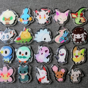 Pokepin/Charm Favorites Collection 1.5 inch