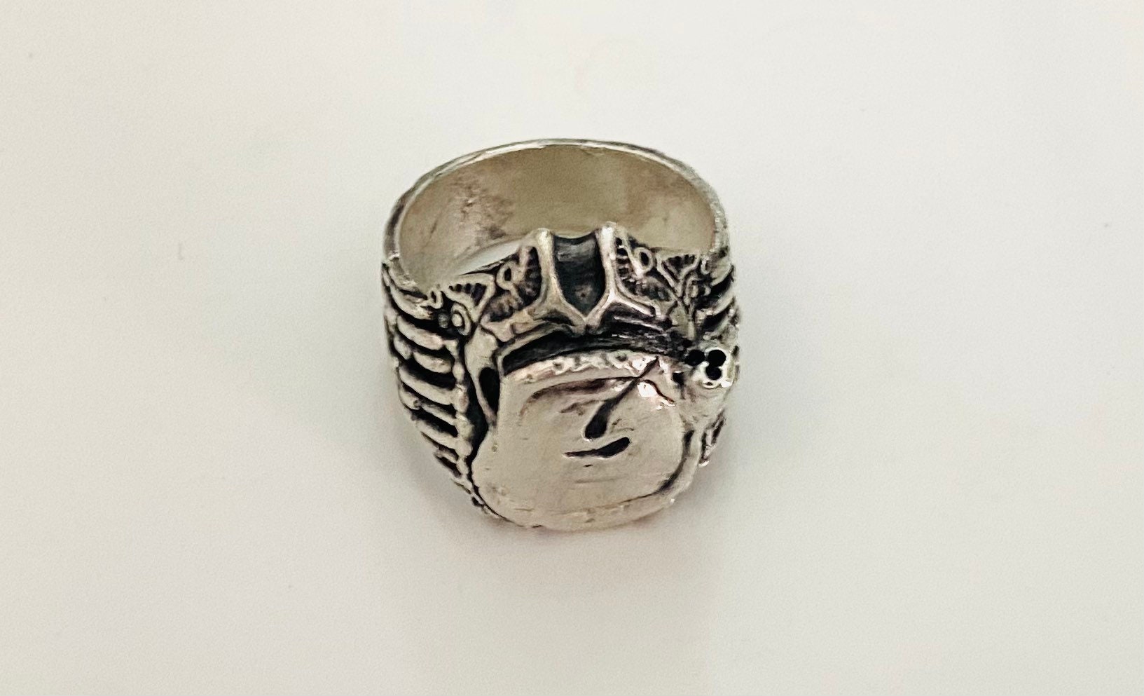 Predator Ring Oxidized 925 Sterling Silver Steampunk Jewelry - Etsy