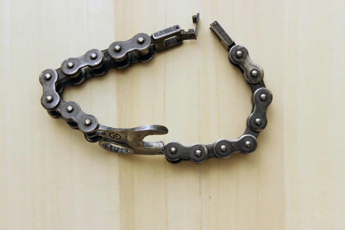 Wrench Spanner Bracelet Oxidized Silver Bracelet Men Steel Etsy