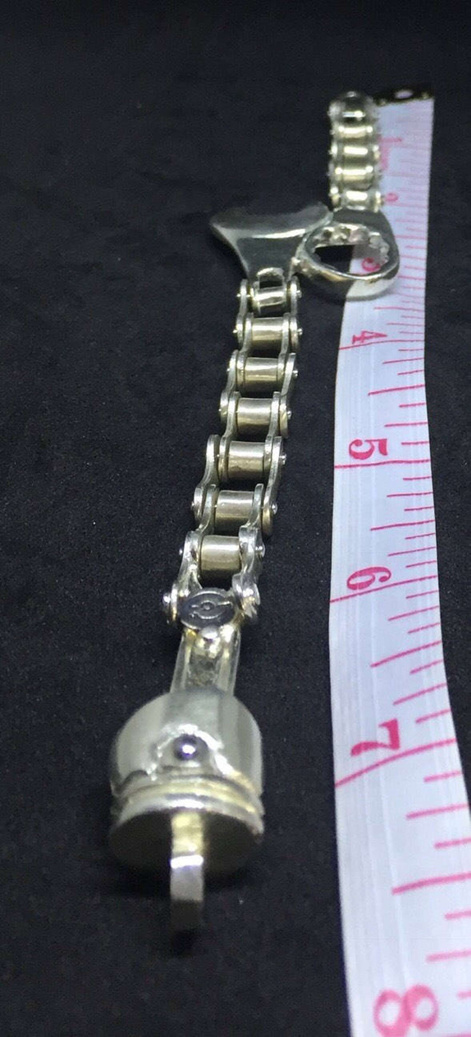 Wrench Bracelet Spanner Bracelet Motorcycle Sterling Etsy