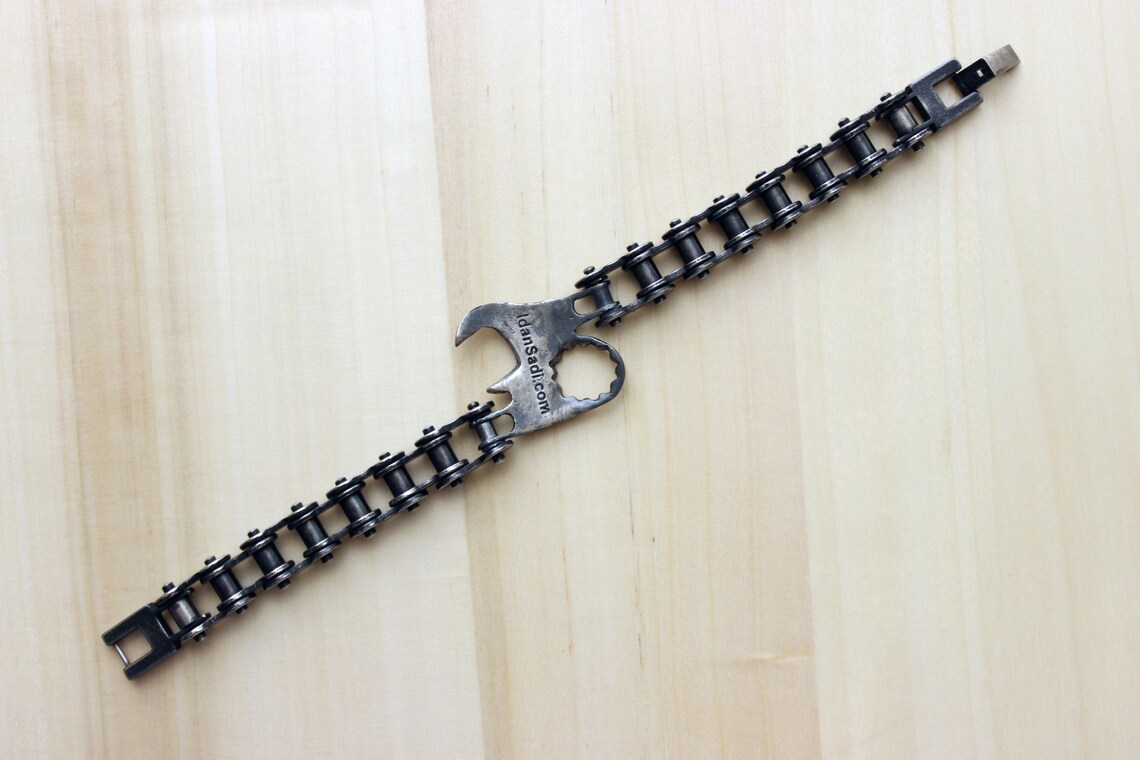 Wrench Spanner Bracelet Oxidized Silver Bracelet Men Steel Etsy
