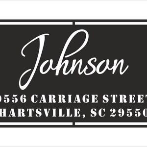 House Metal Name Sign, Address Sign