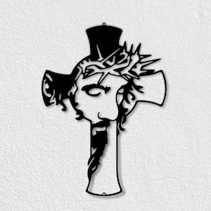 Jesus Metal Wall Art, Christian Religious Wall Decor, Faith Home Decor, Church Wall Hanging, Christian Gift