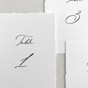Pu&ograve; includere: Carta bianca con calligrafia nera che recita "Tavolo 1".