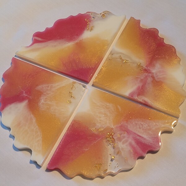 Resin Coaster Set