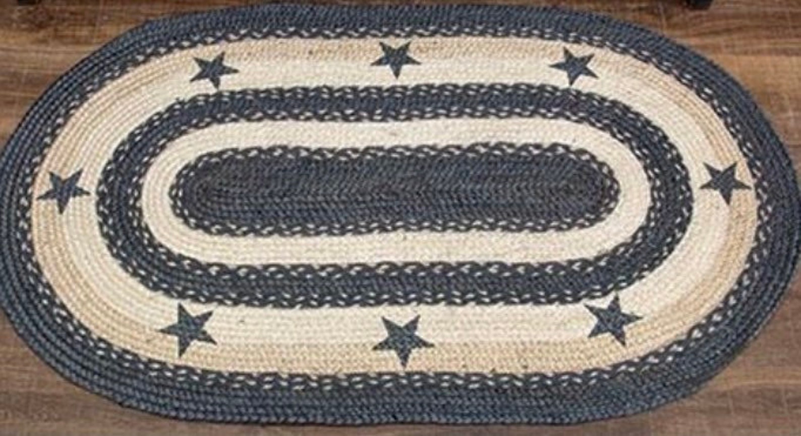 Primitive Braided Rug 3ft by 5ft Etsy
