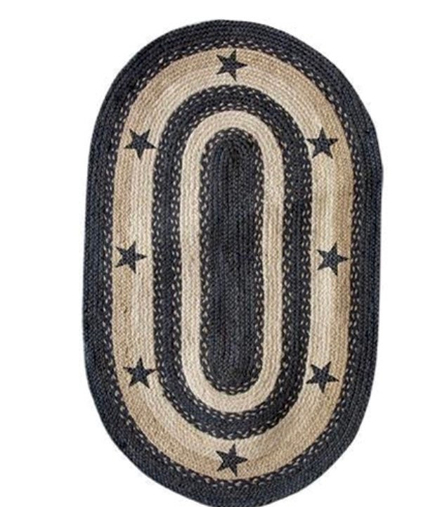 Primitive Braided Rug 3ft by 5ft Etsy